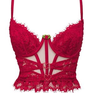 (L) FOR LOVE & LEMONS Rosa Lace Bustier